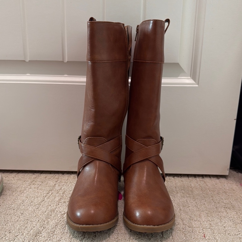 Brown Leather Boots